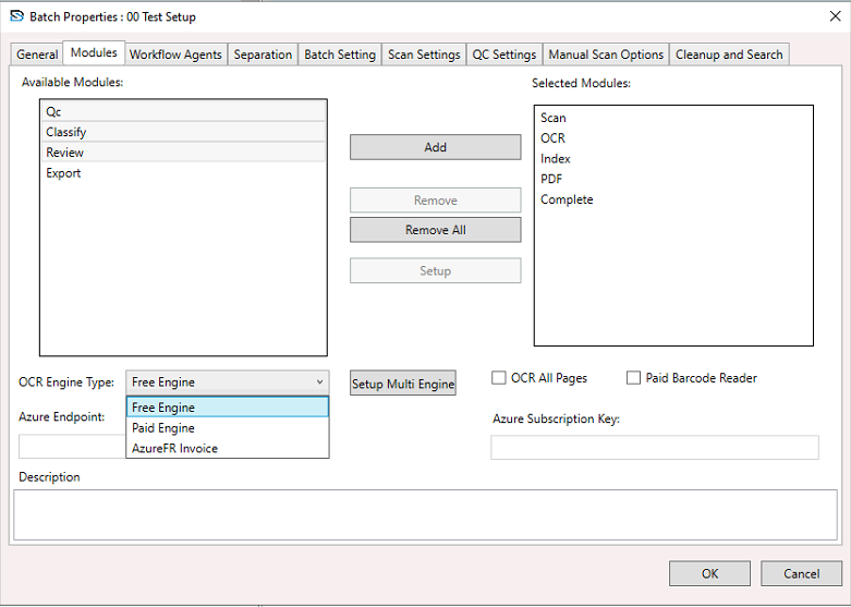 Admin Setup