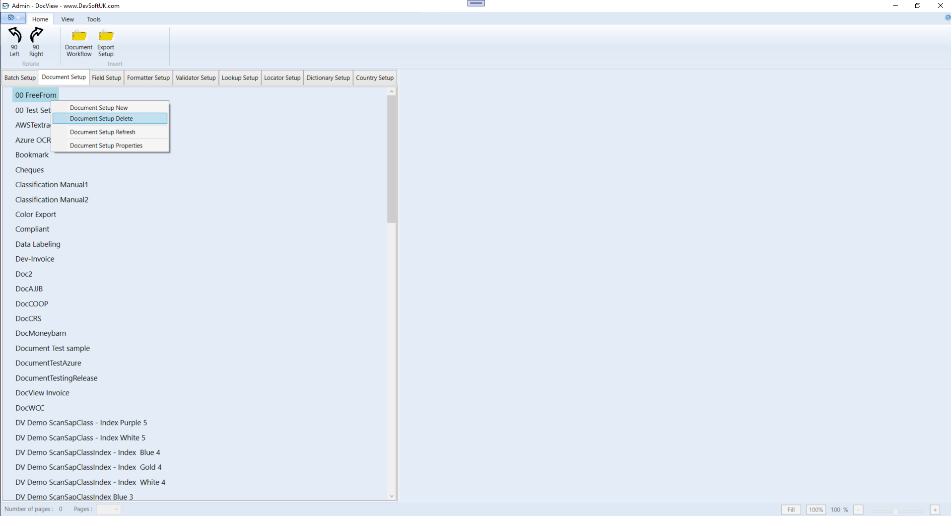 Admin Setup