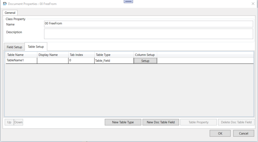 Batch Setup Properties