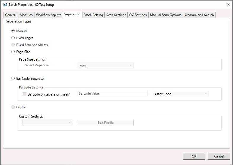 Admin Setup