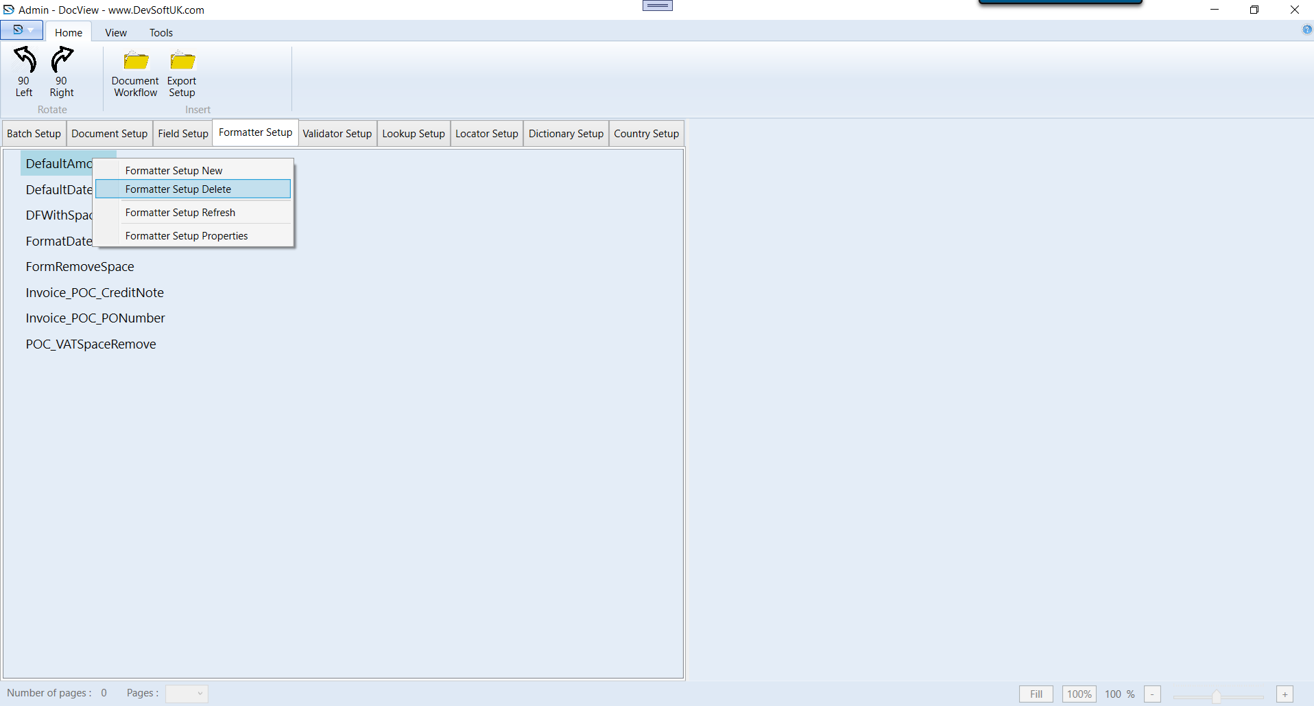 Admin Setup