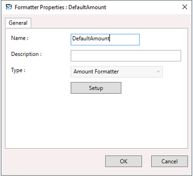 Formatter Setup Properties