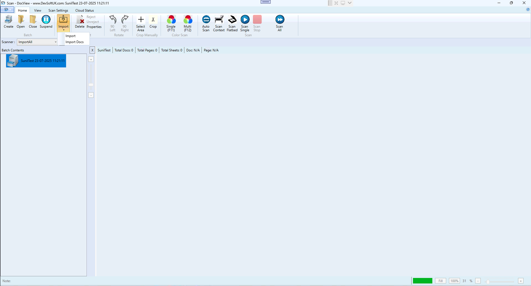 Import Module Overview